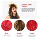 image 2 of 80s Pop Star Costume - Wig And Dress Red | S