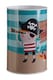 image 1 of Interiors by Premier Pirate Round Money Tin, Sturdy and Secure Tin Money Box, Sealed Money Tin for Kids, Money Saving Tin | Multi