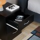 image 6 of Vida Designs Riano 3 Drawer Bedside Chest Cabinet Table Nightstand, Black