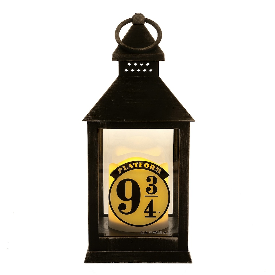 image 1 of Harry Potter Light Up Lantern - Platform 9 3/4