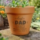 image 1 of Personalised Best Ever Terracotta Plant Pot