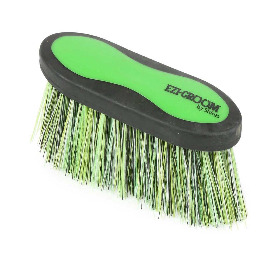 image 1 of Shires Ezi-Groom Long Bristle Dandy Brush Pink | Colour: Baby Pink
Size: Large