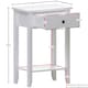 image 3 of Vida Designs Windsor 1 Drawer Console Table With Shelf, White
