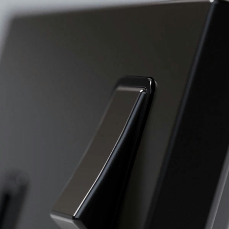 image 1 of SE HOME Matt Black Satellite Socket 1 Gang Black | Matt