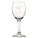 image 1 of Personalised 70th Birthday Engraved Wine Glass for a Friend