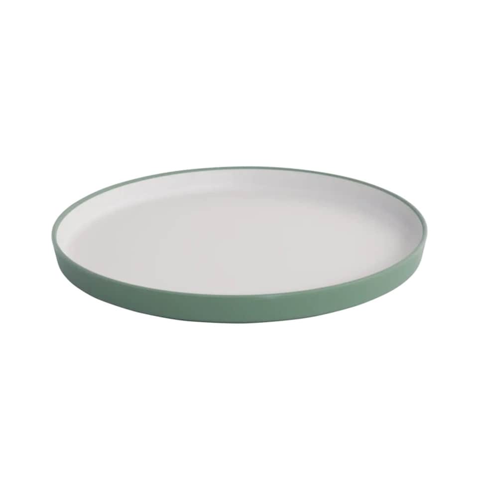 image 1 of Outwell Gala 4 Person Camping Dining Set - Plates, Bowls and Cups - Shadow Green