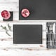 image 5 of Argon Tableware 13 Piece Rectangle Slate Placemats Set Grey