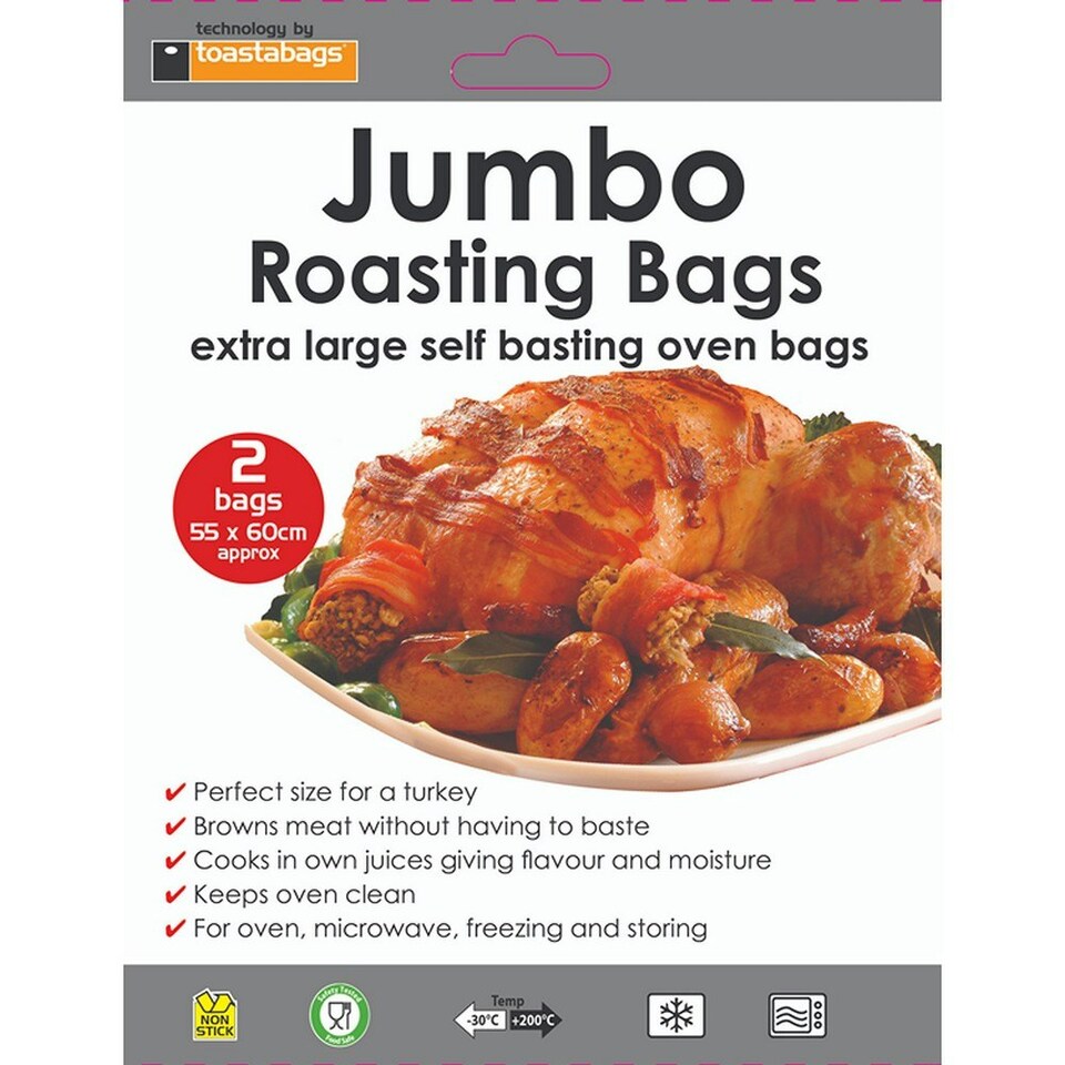 Planit Products Oven Roasting Bags Jumbo 2pk - One Colour - One Size