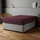 image 1 of Silentnight Supersoft Fitted Sheet Purple | Berry | King
