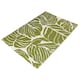 image 1 of OHS Outdoor Waterproof Tropical Garden Patio Anti-Slip Rug, 80x150cm - Green/White