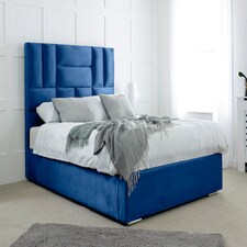 Ofsted Plush King Bed Frame - Blue