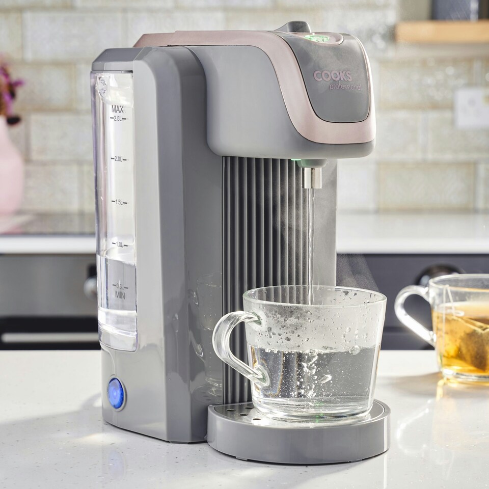image 1 of Cooks Professional Hot Water Dispenser | 2600W | 2.5 Litre Capacity | One Touch Operation | Grey/Copper