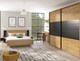 image 8 of Large Sideboard Cabinet 3 Drawers Bedroom Living Room Storage 160cm Unit Oak and Black Oak Effect Modern Maio