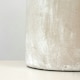 image 1 of ValueLights Taite Cement Effect Grey Table Lamp and B22 Globe LED 4W Warm White 2700K Bulb