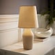 image 2 of ValueLights Arlo Coffee Ceramic Table Lamp with Coffee Shade | Brown