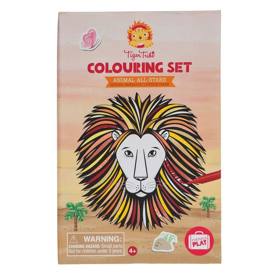 image 1 of Colouring Set - Animal All-Stars A5
