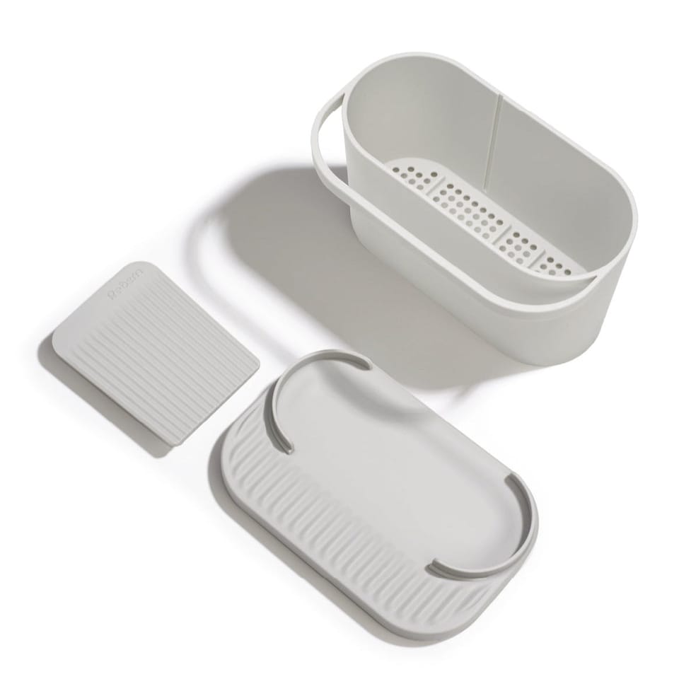 image 1 of ReBorn Recycled Sink Tidy | White | Stone