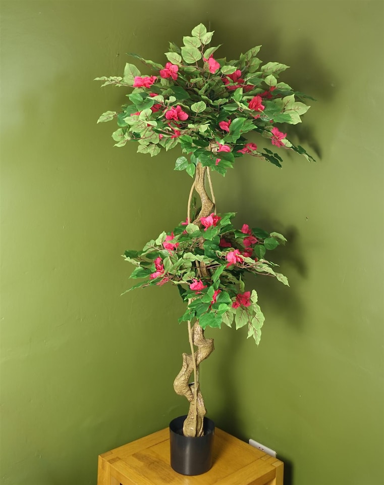 image 1 of 150cm Pink Japanese Artificial Silk Bougainvillea Tree | Pink | 5ft