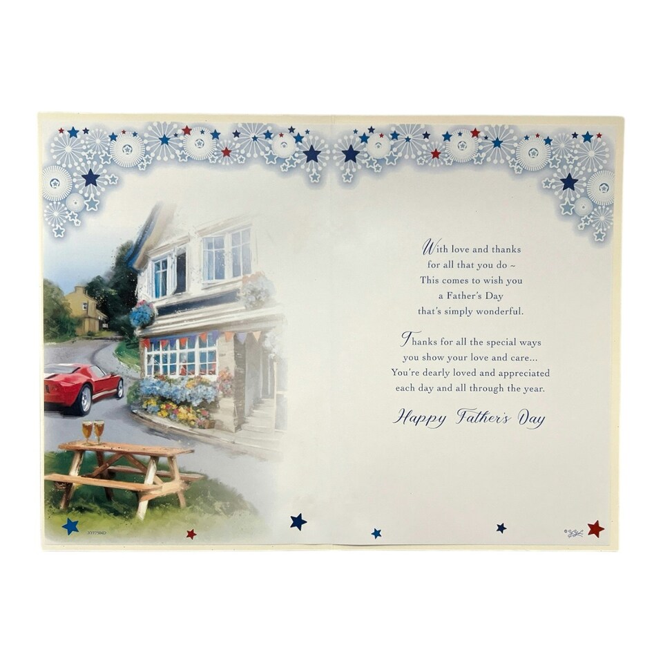 image 1 of Just For You Beautiful House Design Father's Day Card