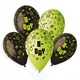 image 1 of TNT B-Day Gaming Green & Black Latex Balloons 33cm / 13 in - Pack of 6