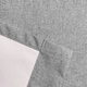 image 4 of Dallas Grey Blackout Curtains 90 x 90 inch (229 x 229 cm) Pencil Pleat 100% Blackout Thermal Noise Reducing Curtains for Bedroom and Living Room