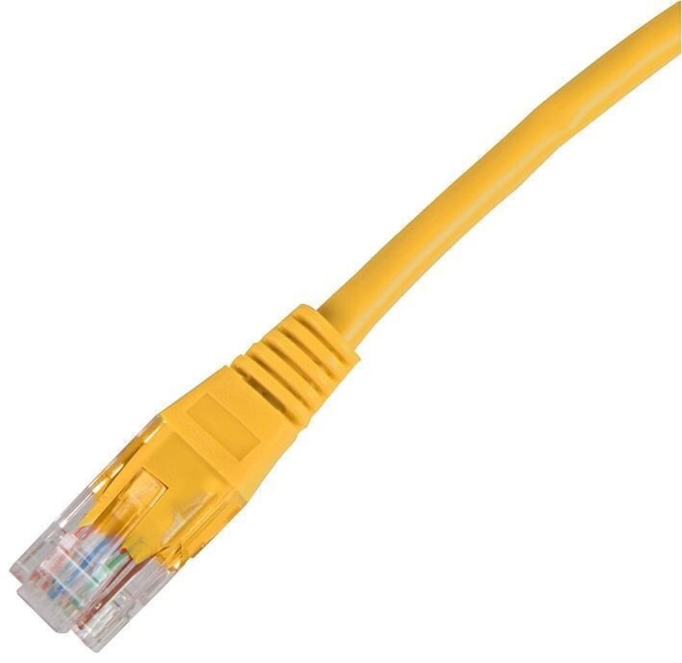 CONNECTIX CABLING SYSTEMS - 0.5m Yellow Cat6 UTP Ethernet Patch Lead