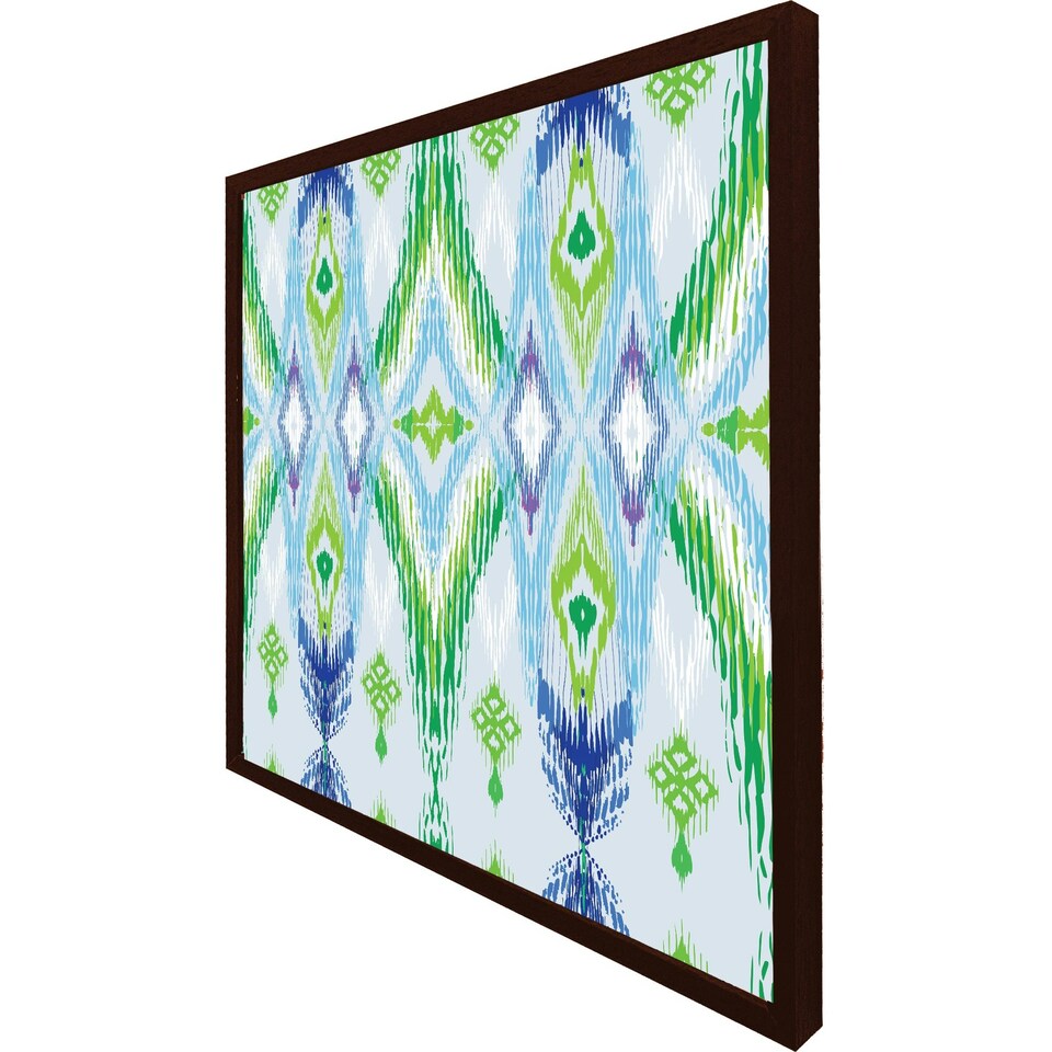 image 1 of Ethnic style modern scarf (Picutre Frame) White | XL
