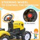 image 4 of HOMCOM Pedal Go Kart Ride on Tractor with Shovel & Rake Four Wheels Child Toy