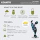 image 3 of Cosatto Supa 3 Stroller - Birth - 25kg, Compact Fold & Free Footmuff (Silhouette)