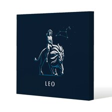 Zodiac leo (canvas) 90 x 90 x 4cm