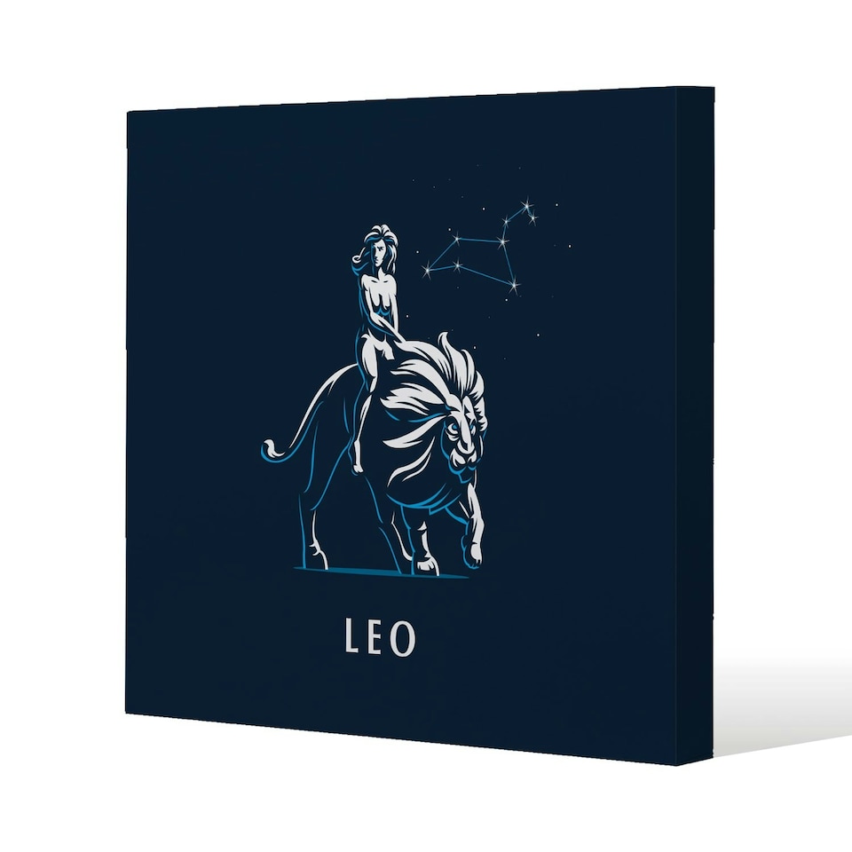 Zodiac leo (canvas) 90 x 90 x 4cm