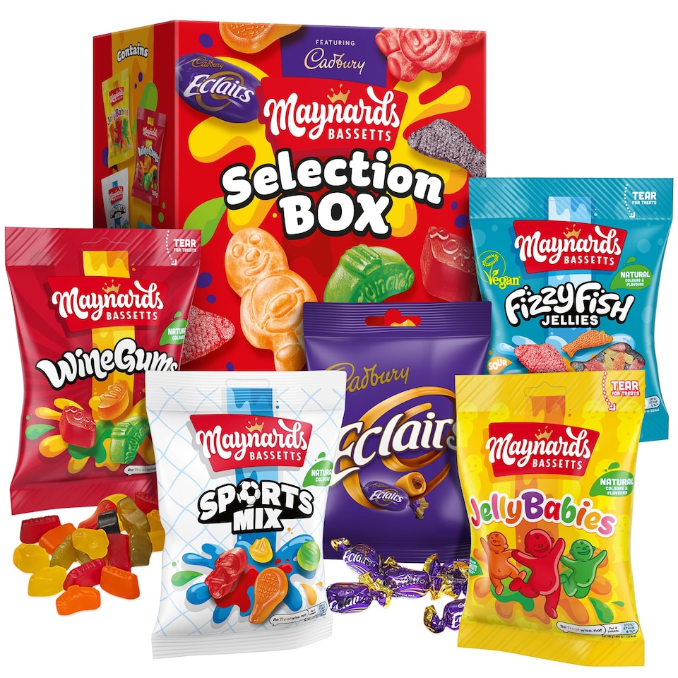 image 1 of Cadbury & Maynards Bassetts Sweet & Chocolate Selection Box