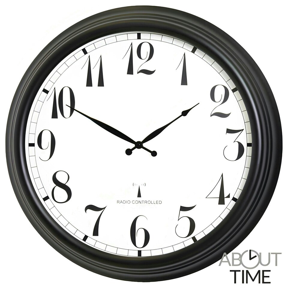 image 1 of Primrose Outdoor Garden Wall Clock Perfect Time Radio Controlled 57cm Diameter