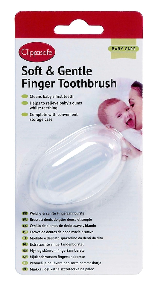 image 1 of Clippasafe Finger Toothbrush