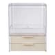 image 1 of Living and Home 3-Tier Transparent Cosmetics Storage Organizer