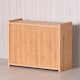 image 4 of Living and Home 2-Tier Bamboo Bread Box for Kitchen Counter | Brown
