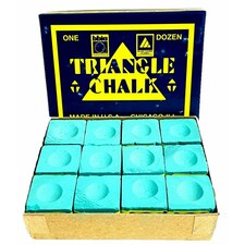 Carta Sport Snooker Chalk (Pack of 12) | Green | Green | One Size | 1