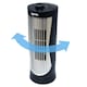 image 2 of Igenix Mini Tower Fan, Oscillating, 12 Inch, Black, DF0020