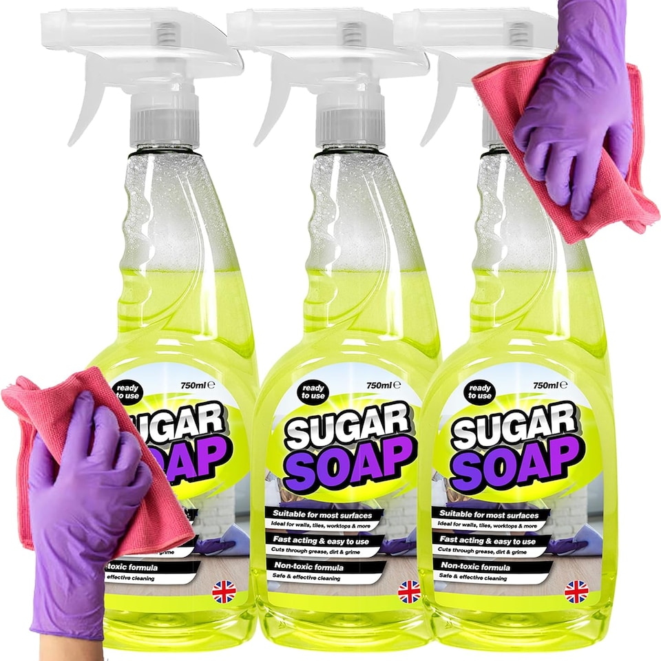 image 1 of 6 x Sugar Soap Spray Ready To Use 750ml Multi-Surface Cleaner