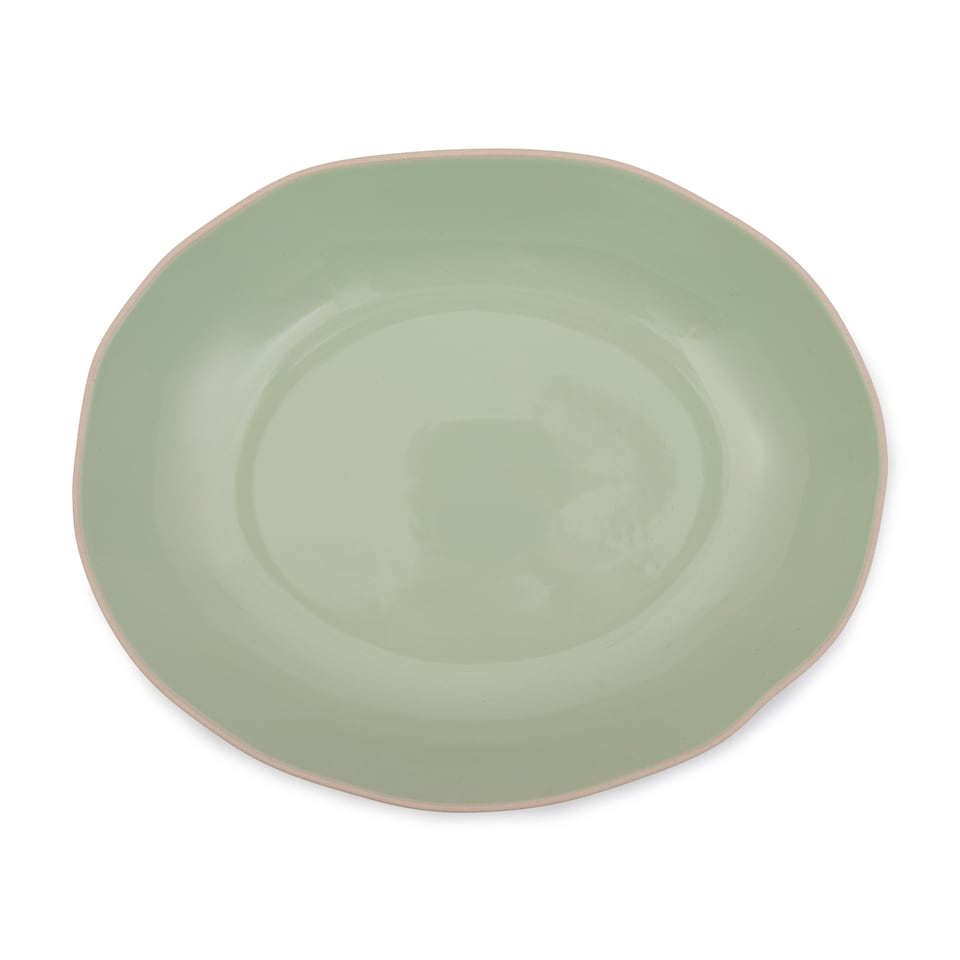image 1 of Jamie Oliver Big Love Green Stoneware Serving Bowl | Green | Green