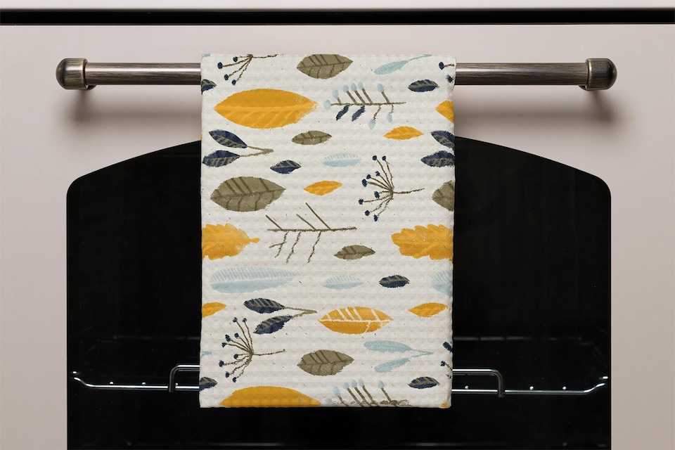 image 1 of Autumn floral illustrations (Kitchen Towel)