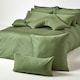 image 5 of Homescapes Moss Green Organic Cotton Housewife Pillowcase 400 TC - Body Pillowcase | Green