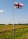 image 2 of Aluminium Flagpole 20ft with England Flag