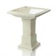image 1 of Primrose Hatfield Cast Natural Stone Effect Outdoor Garden Bird Bath