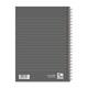 image 3 of Rhino A5 Wirebound 160 Pages 8mm Lined Hardback Notebook