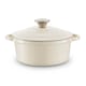 image 7 of Barbary & Oak 20cm Round Casserole Cast Iron Camembert Cream