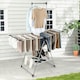 image 6 of COSTWAY Clothes Drying Rack Gullwing Style Rack