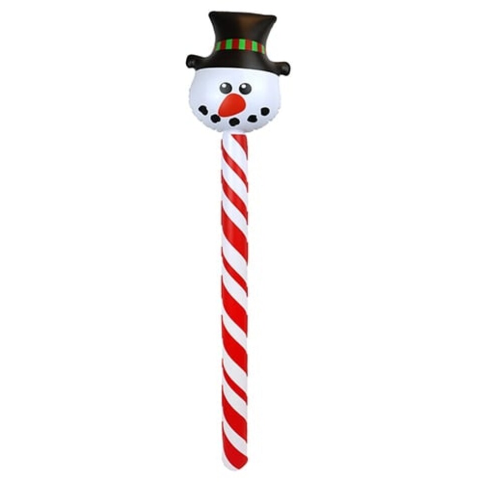 Snowman Christmas Inflatable Stick 118cm