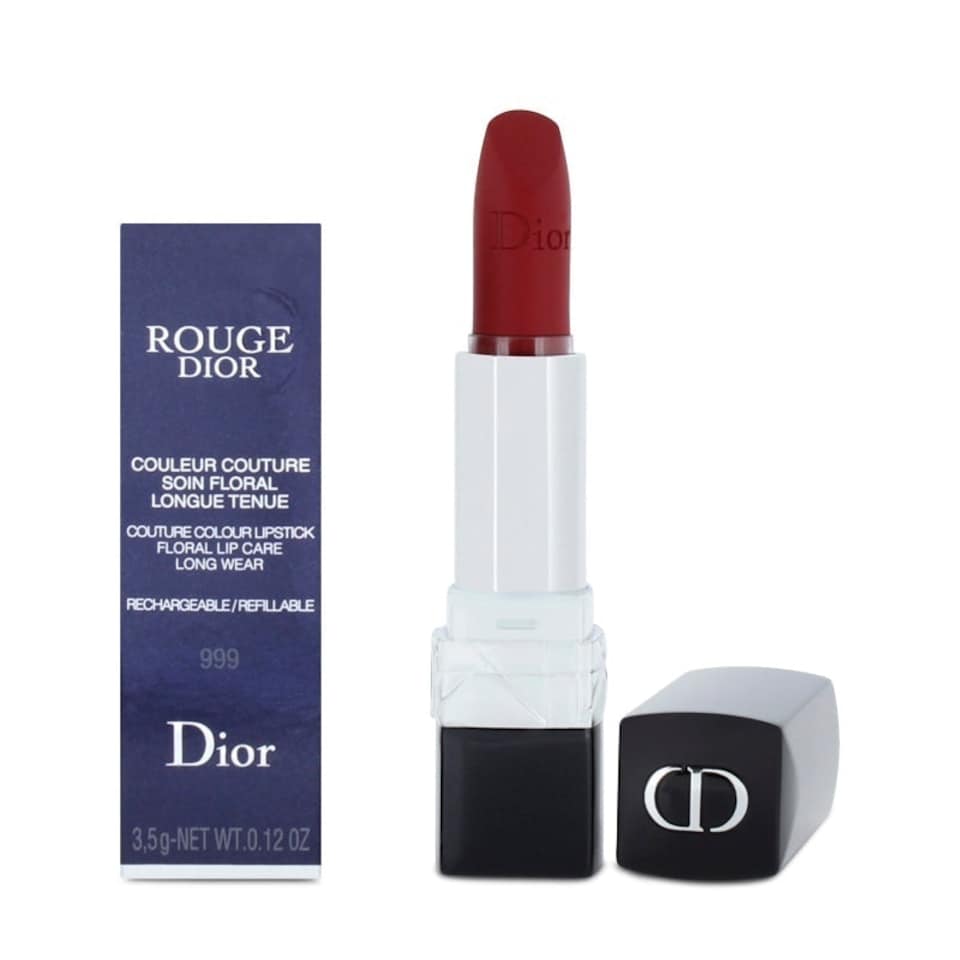 image 1 of Dior Rougue Contour Colour Lipstick & Wear 999 Matte N/A
