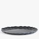 image 2 of MM Living Ceramic Scallop Serve Platter Grey